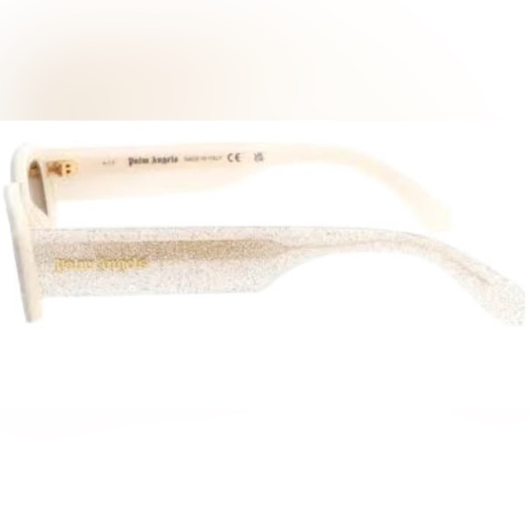 Palm Angels\' \'Lala\' rectangular glitter sunglasses main image 4